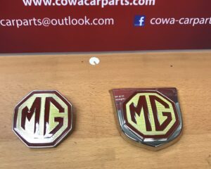 Mg F voor + achter logo nieuw Emblem