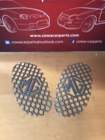 Mgf mg f Zijluchtrooster RVS met Mg logo nieuw air vent grille motorraum lüftung gitter links + rechts - Afbeelding 4