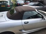 Mg F Mg TF nieuwe bruine softtop verdeck hood + glazenruit opgebouwd op een tweedehands frame (1495 euro) - Afbeelding 8