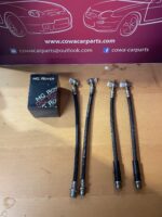 mg tf remslang voor + achter Bremsschlauch vorne + hinten Brake hoses front + rear axle remslangen remleiding remleidingen - Afbeelding 3